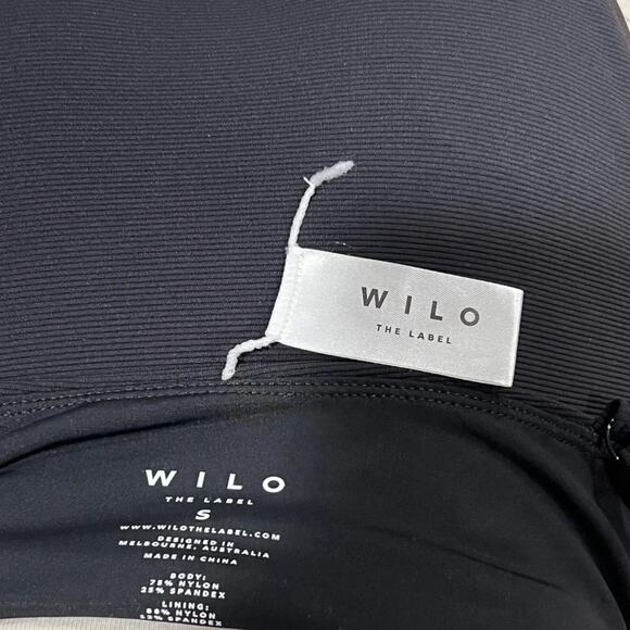 WILO The Label Black/White Color block  One Piece Swimsuit Size S NWT - Picture 5 of 7